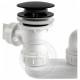 Слив-перелив (автомат, 90 см.) FILARETE FL90BL, черный