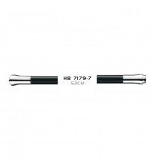 Гибкий излив для кухонного смесителя Haiba HB7179-7, черный