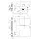 Смеситель для ванны WesnaArt BRIZ BRI20-310, хром