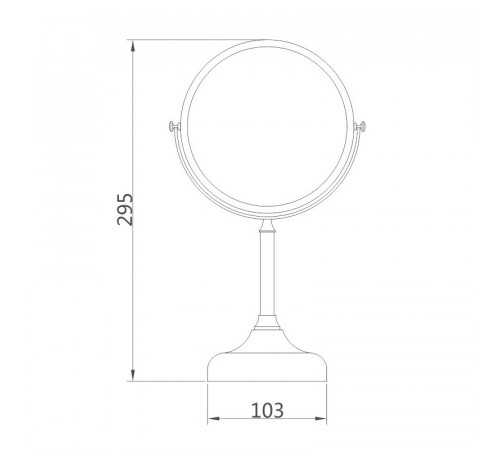 Зеркало косметическое Haiba HB6208, увеличение: x