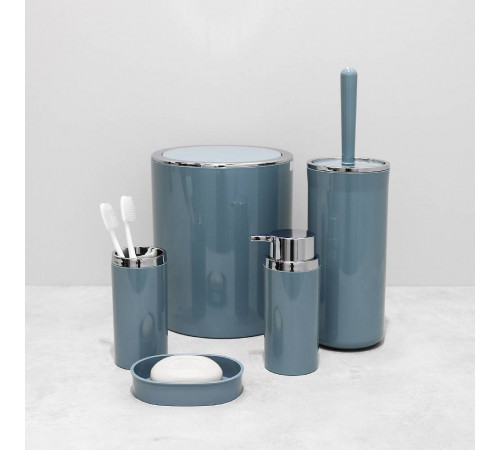 Дозатор жидкого мыла FIXSEN ROUND BLUE FX-455-1, синий