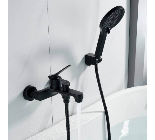 Смеситель для ванны Shevanik S6202H, черный