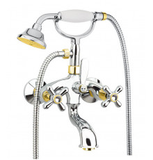 Смеситель для ванны Fiore MARGOT SKY (SWAROVSKI®) 01CO0600, хром/золото