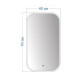 Зеркало Maretti Florenza FL144070P69EL 40x70 см
