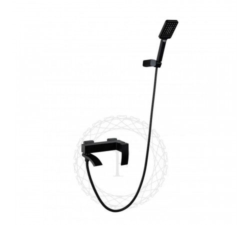 Смеситель для ванны FILARETE Waterfall FL2110BL, черный