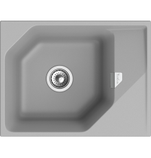 RIVELATO Мойка LOCUS 65  1-чаш 650*500 grigio metallizzato арт.