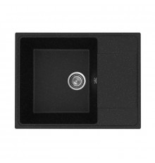 Кухонная мойка Practik PR-M-650-004 (без сифона), черный оникс