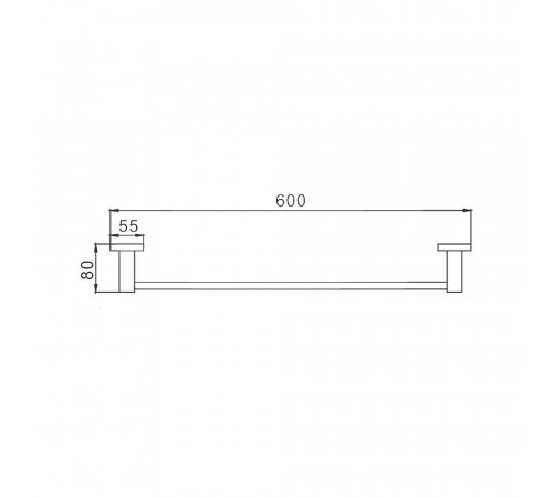 Полотенцедержатель Haiba HB8901, черный