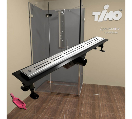 Душевой лоток TIMO Super Plast SP10700-DG10700, сатин
