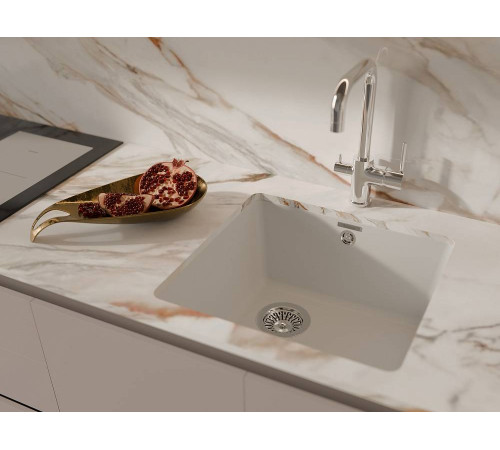 RIVELATO Мойка BERKANA 45 подст.монтаж 1-чаш 485*455 brina арт.