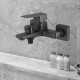 Смеситель для ванны WesnaArt NARCIS NAR06-310BL-25201, черный