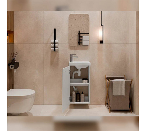 Тумба с раковиной подвесная Velvex Estea tp.EST.MOD.40.1D, 40 см