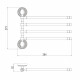 Полотенцедержатель Savol S-006604H, черный