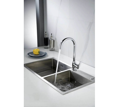 Смеситель для кухни Knotlor KN-51, хром