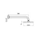 Верхний душ Webert AC0013015PVC, хром