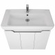 Тумба с раковиной подвесная Dreja Q Plus (D) 80 см, белый