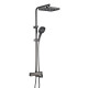 Душевая система Rose R1056T, оружейная сталь