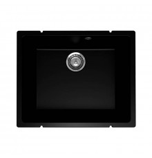Кухонная мойка Ulgran Quartz Under 500-07, уголь