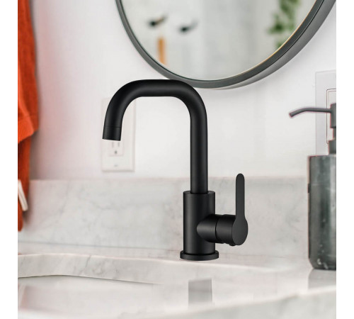 Смеситель для раковины WesnaArt EKO EKO05-250Black, черный