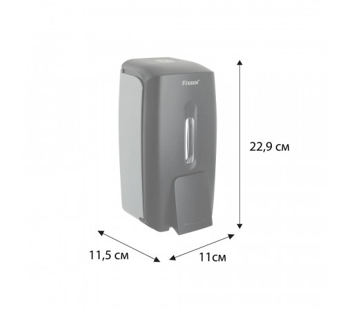 Дозатор жидкого мыла FIXSEN HOTEL FX-31012K, черный