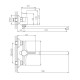 Смеситель для ванны Haiba HB22805-8, белый