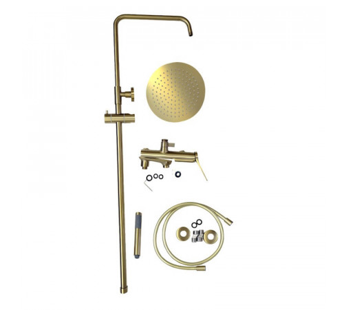 Душевая система Esko Shanghai Gold ST1425SHAGold, золотой сатин
