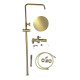 Душевая система Esko Shanghai Gold ST1425SHAGold, золотой сатин