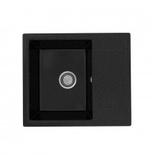 Кухонная мойка Practik PR-M-575-004 (без сифона), черный оникс