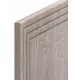 Миникухня с МДФ фасадами, металлик/дуб сонома