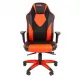 Игровое кресло CHAIRJET GAME 17 с регулируемыми подлокотниками и синхромеханизмом, экокожа/ткань, черный/красный