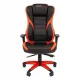 Игровое кресло CHAIRJET GAME 22 с регулируемыми подлокотниками и синхромеханизмом, экокожа, черный/красный