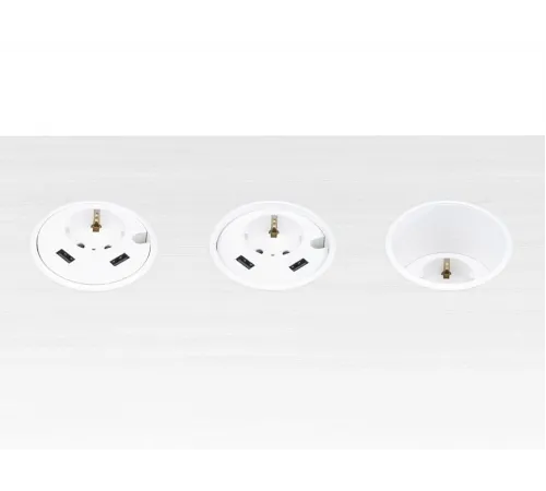 Встраиваемая розетка Powerdot Kondator 935-PD14W, белый