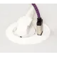 Встраиваемая розетка Powerdot Kondator 935-PM61W, белый