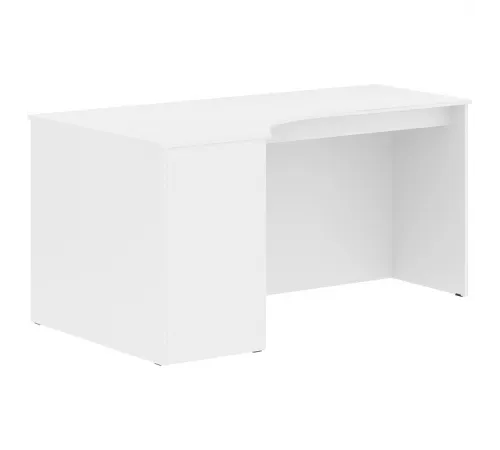 Стол эргономичный левый (усиленный) SIMPLE 160x90 см, белый