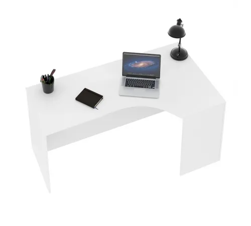 Стол эргономичный правый (усиленный) SIMPLE 160x90 см, белый