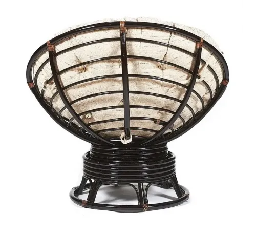 Кресло-качалка PAPASAN с подушкой, аntique brown