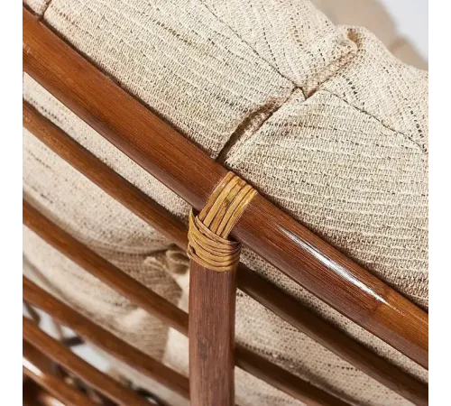 Кресло-качалка PAPASAN с подушкой, рecan