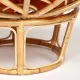 Кресло PAPASAN с подушкой, ткань оранжевый/natural