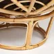 Кресло PAPASAN с подушкой, ткань коричневый/natural