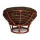 Кресло PAPASAN с подушкой, ткань коричневый/рecan