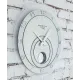 Часы настенные Momentum Pendulum, диаметр 45/серебристый металлик