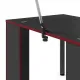 Игровой компьютерный стол SKILLL SSTG 1385.2, антрацит/красный, 1200х850х750 мм