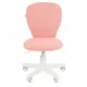 Детское компьютерное кресло CHAIRMAN KIDS 105, ткань TW, розовый, пластик белый