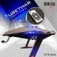 Стол компьютерный SKILLL CTG-003 120X60, Серая рама/черная столешница