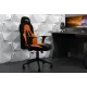 Игровое кресло CHAIRMAN GAME 11, ткань, черный/оранжевый