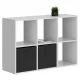 Стеллаж COMP SH 7042, белый, 702х330х1042 мм