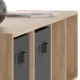 Стеллаж COMP SH 3684, дуб сонома светлый, 360х330х1384 мм