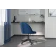 Офисное кресло CHAIRMAN HOME 119, ткань велюр, синий