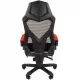 Игровое кресло CHAIRMAN CH571, ткань/сетка, черный/красный (выставочный образец)