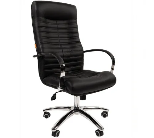 Офисное кресло CHAIRMAN 480, экокожа,  черный